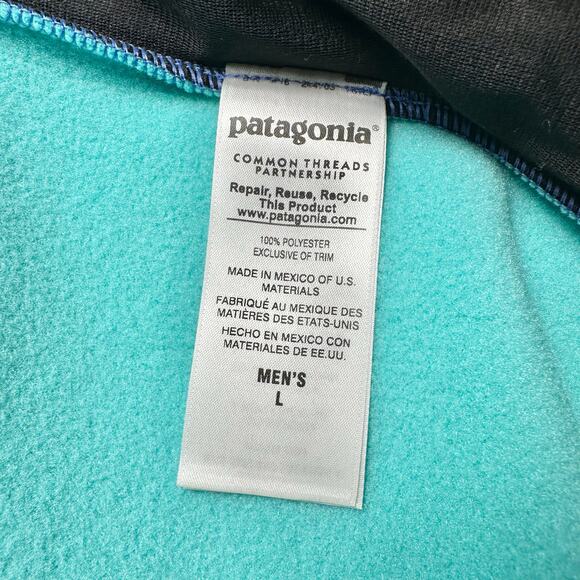 Patagonia | Men | Synchilla Snap-T Retro Colorblock Cozy Fleece Vest | Large - Picture 8 of 14
